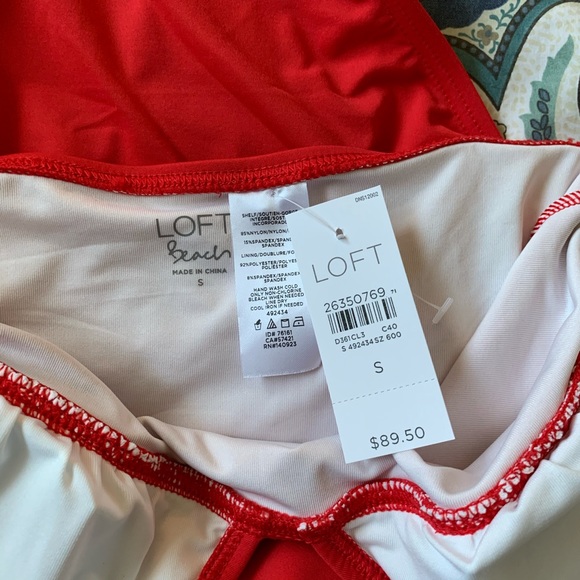 Ann Taylor Loft Beach halter top one piece - Picture 5 of 12